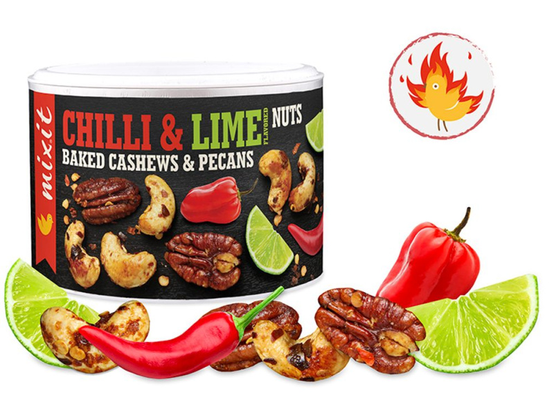MIXIT Oříšky z pece Habanero chilli a limetka 150 g