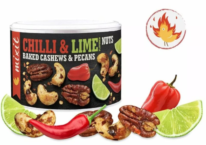 MIXIT Oříšky z pece Habanero chilli a limetka 150 g