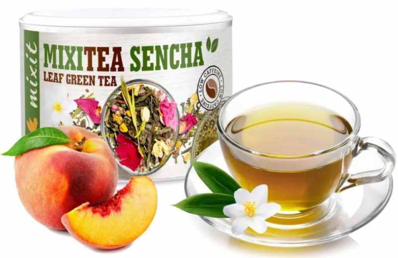 MIXIT Mixitea zelený čaj senza broskev 65 g