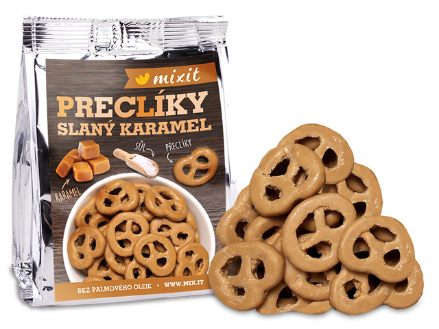 Mixit Preclíky do kapsy slaný karamel váha 70g