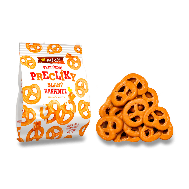 Mixit Preclíky do kapsy slaný karamel váha 70g