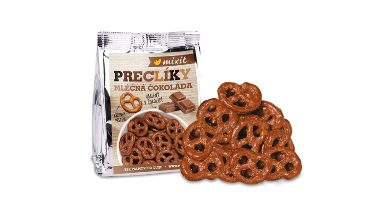 Mixit Preclíky do kapsy mléčná čokoláda váha 70g