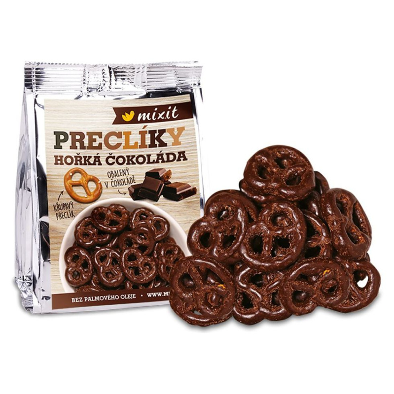 Mixit preclíky do kapsy - Hořká čokoláda, 70g
