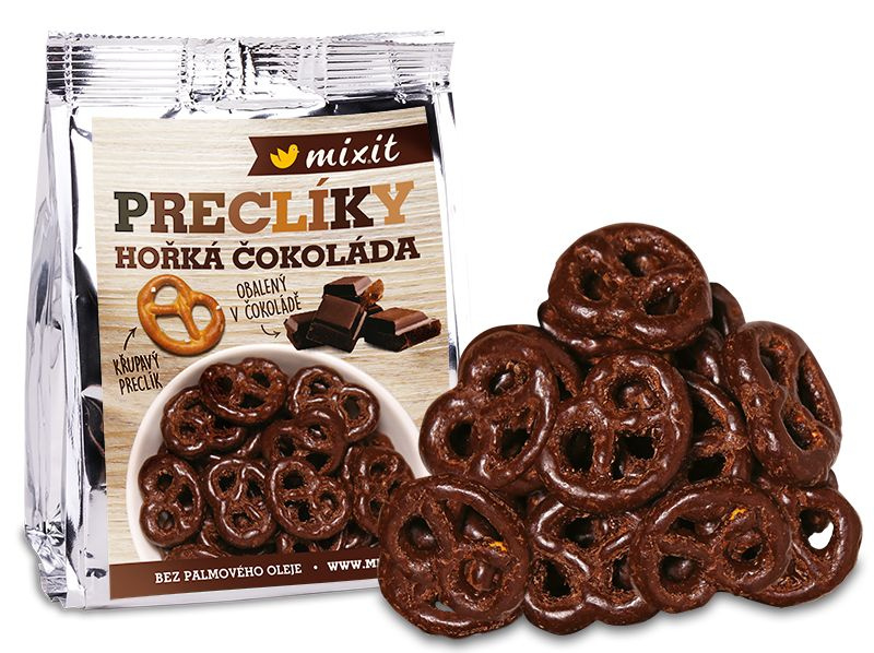 Mixit preclíky do kapsy - Hořká čokoláda, 70g