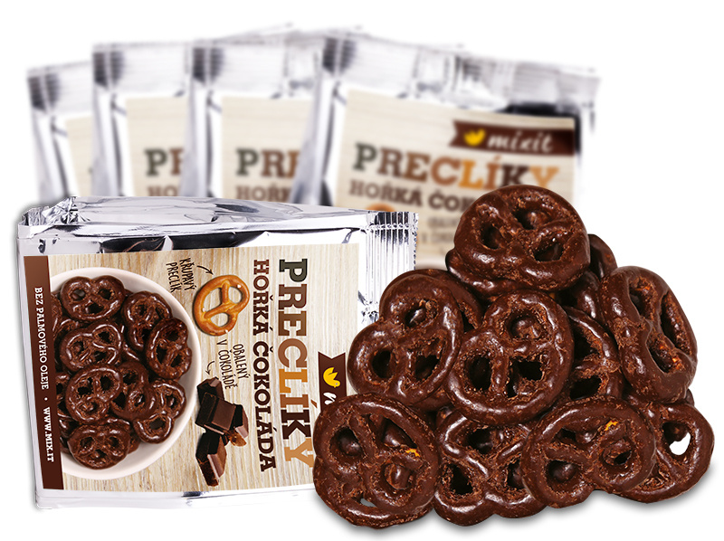 Mixit preclíky do kapsy - Hořká čokoláda, 70g