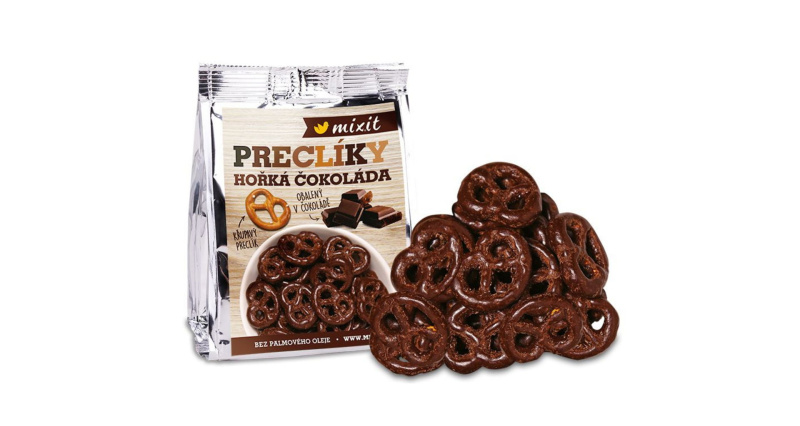 Mixit preclíky do kapsy - Hořká čokoláda, 70g