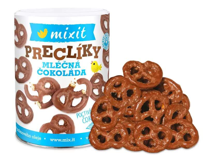MIXIT Preclíky mléčná čokoláda 250 g