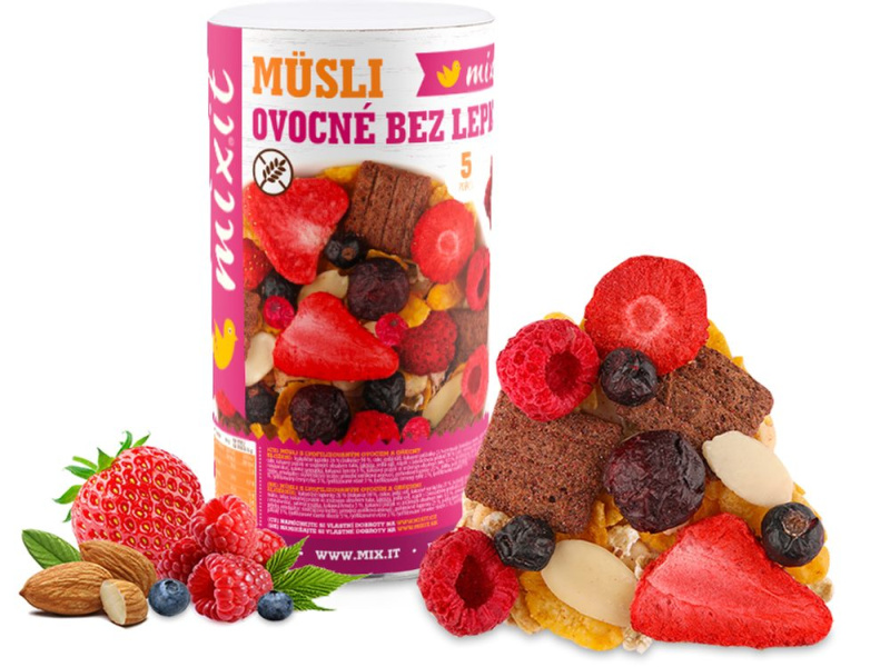 MIXIT Ovocné müsli bez lepku 290 g