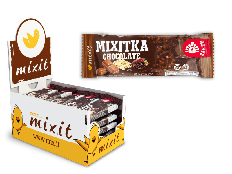 Mixit Mixitka BEZ LEPKU - Čokoláda, 1ks
