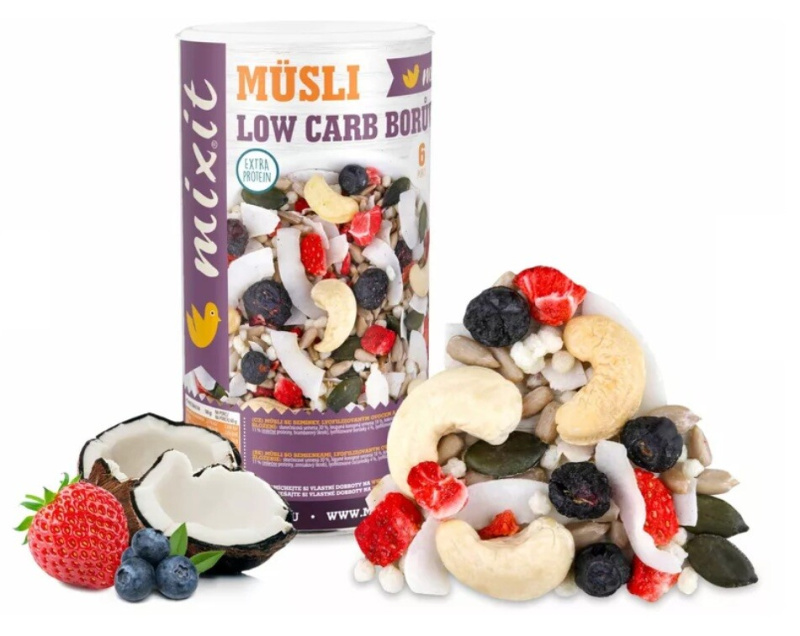 MIXIT Müsli low carb borůvka 400 g