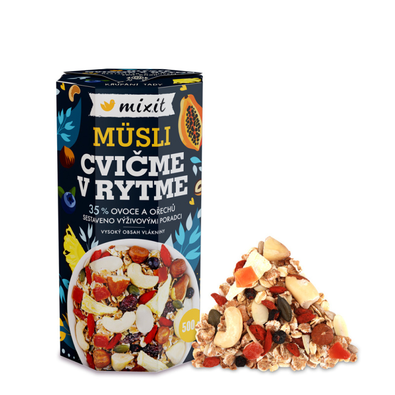 Mixit müsli Cvičme v rytme