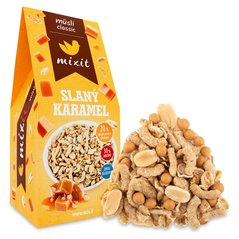 Mixit Müsli classic - Slaný Karamel, 360g
