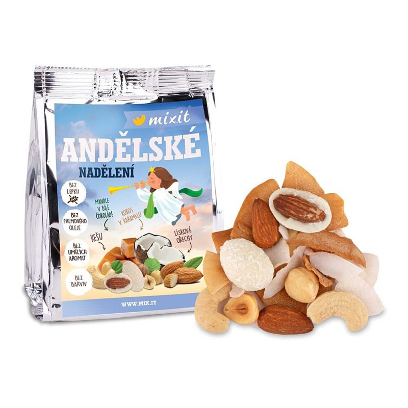 Mixit Andělské nadělení do kapsy - směs ořechů - 80g
