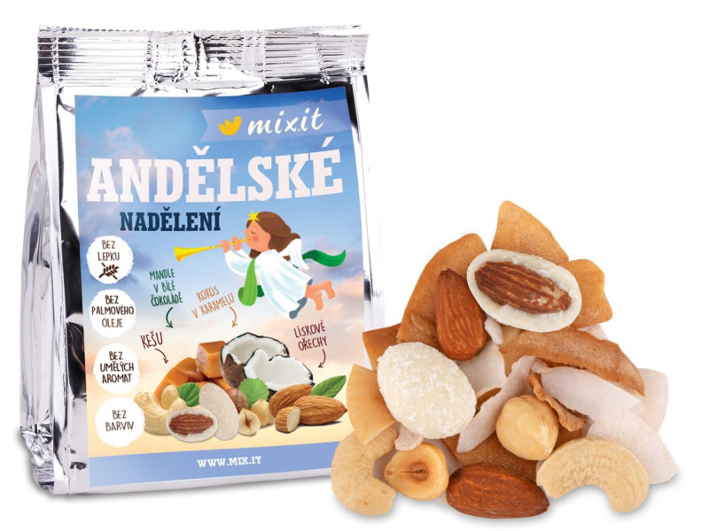 Mixit Andělské nadělení do kapsy - směs ořechů - 80g