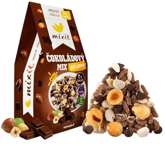 MIXIT Müsli classic čokoládový mix bez lepku 430 g