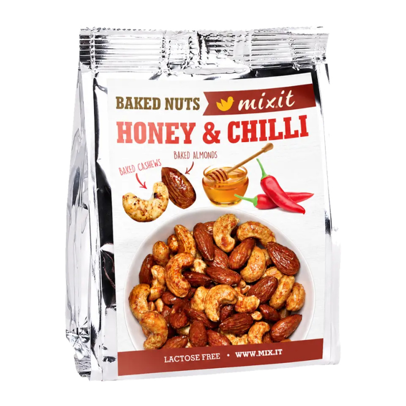 Mixit Oříšky z pece do kapsy - med a chilli - 60 g