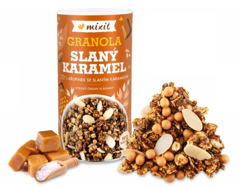 Mixit Granola z pece - Slaný karamel