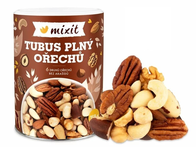 Mixit Tubus plný ořechů, 350 g