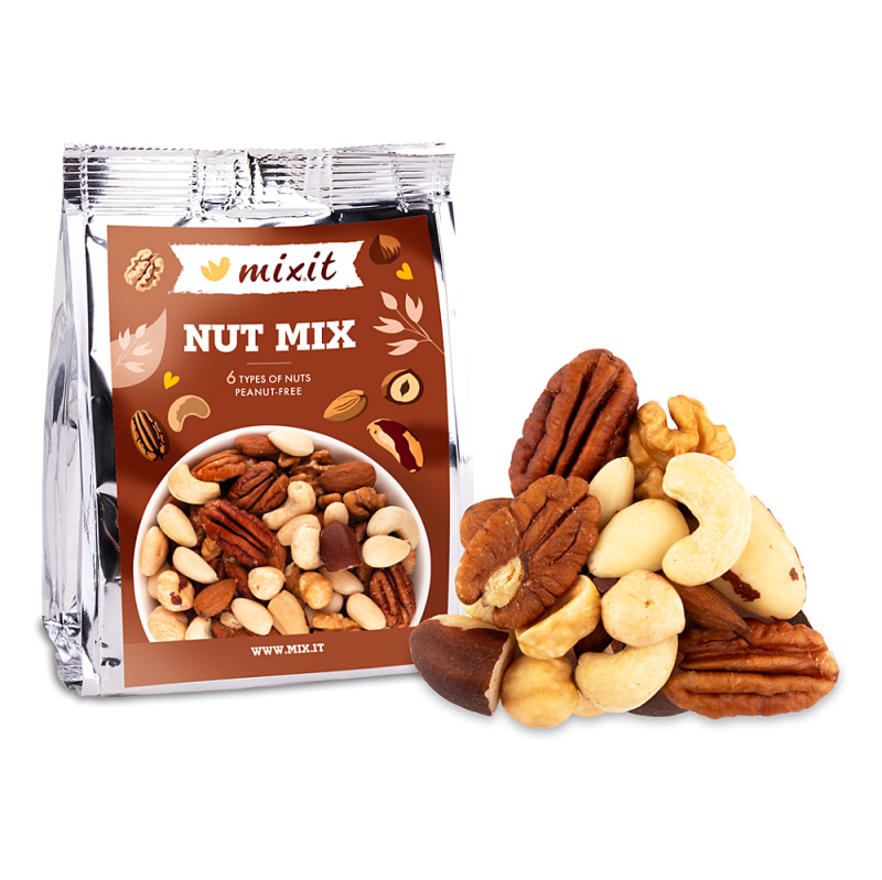 Pytlík plný ořechů Mixit - směs, 80 g