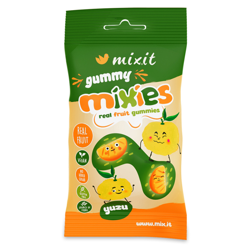 Mixit Ovocné Mixies - Yuzu - přírodní želé bonbóny, 35 g