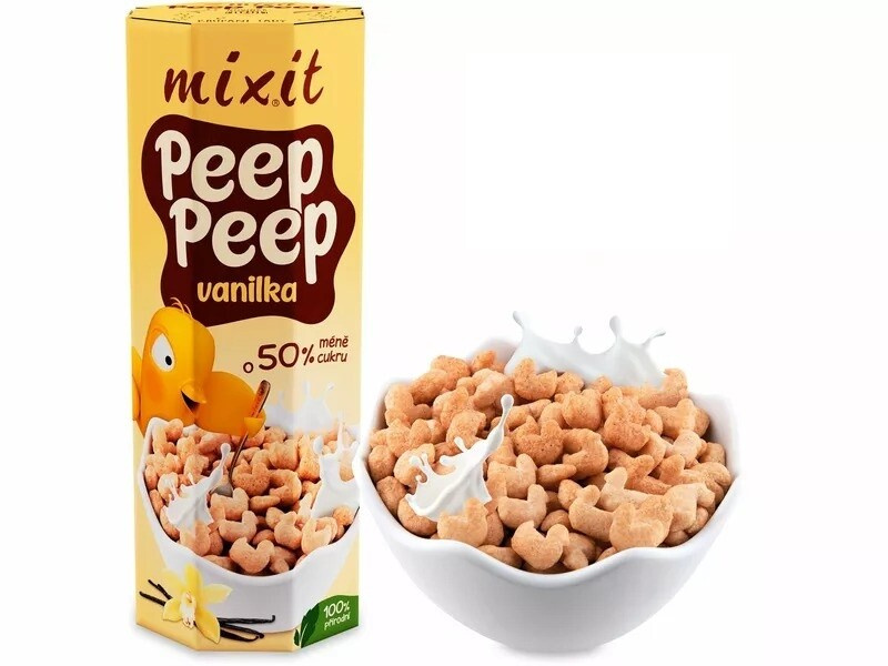 MIXIT Cereálie Peep Peep vanilka 280 g