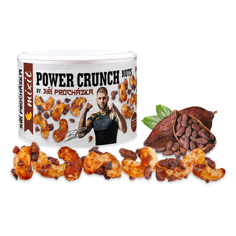Mixit Oříšky z pece - Cocoa beans Power crunch Jirky Procházky, 140 g