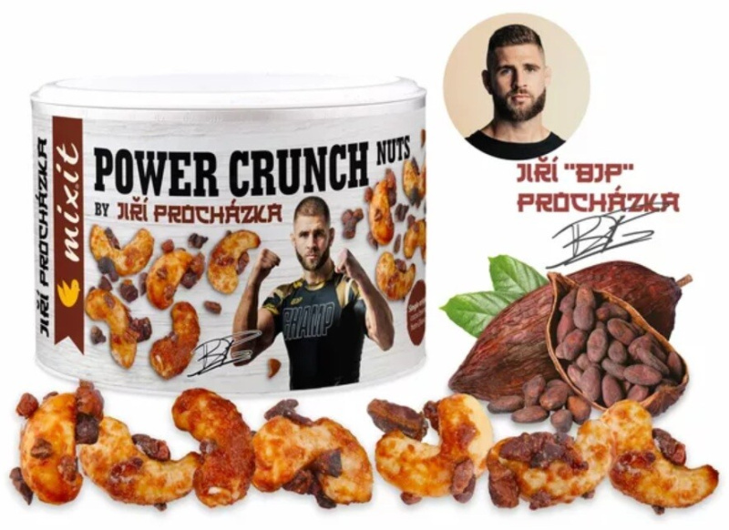 Mixit Oříšky z pece - Cocoa beans Power crunch Jirky Procházky, 140 g