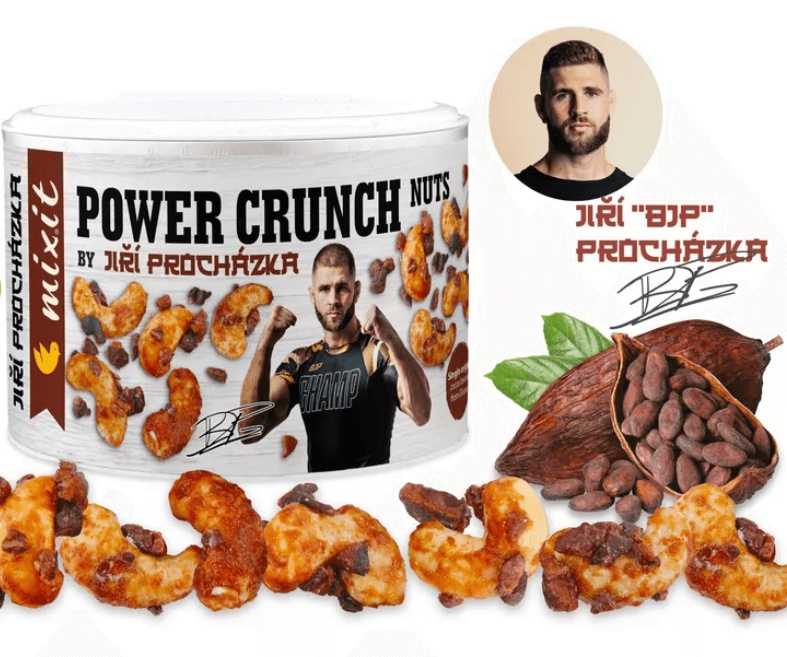Mixit Oříšky z pece - Cocoa beans Power crunch Jirky Procházky, 140 g