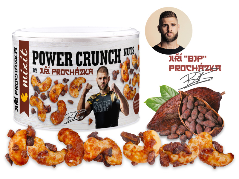 Mixit Oříšky z pece - Cocoa beans Power crunch Jirky Procházky, 140 g