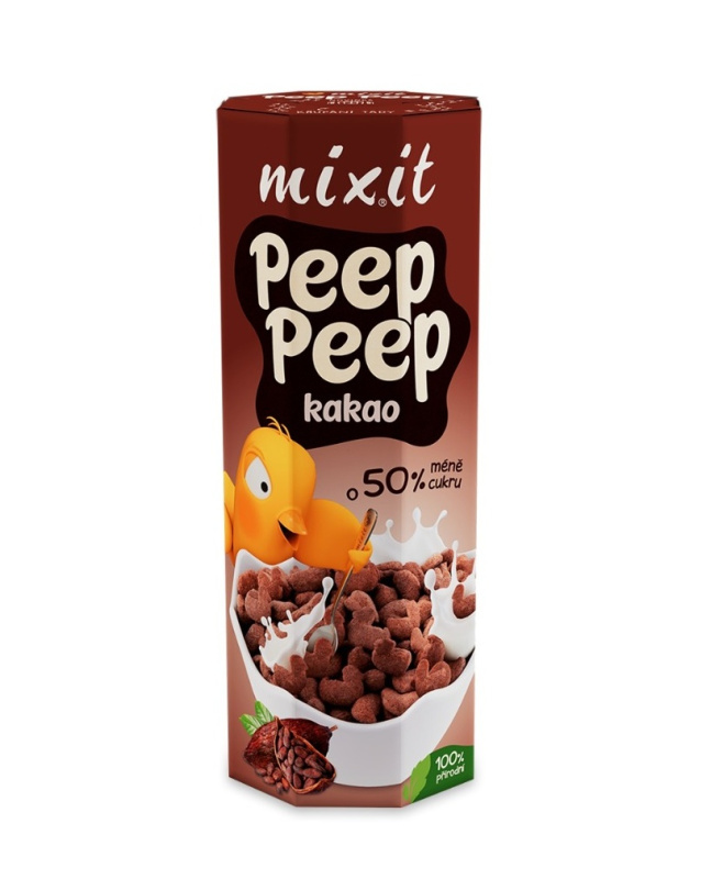MIXIT Cereálie Peep Peep kakao
