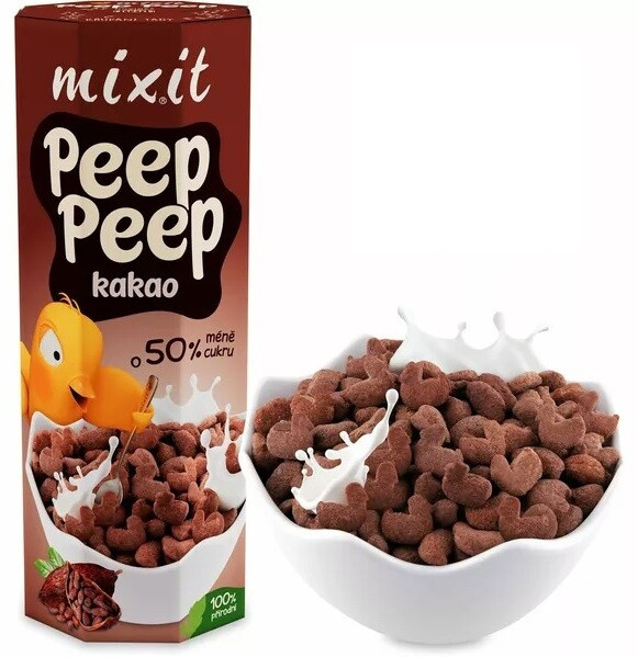 MIXIT Cereálie Peep Peep kakao