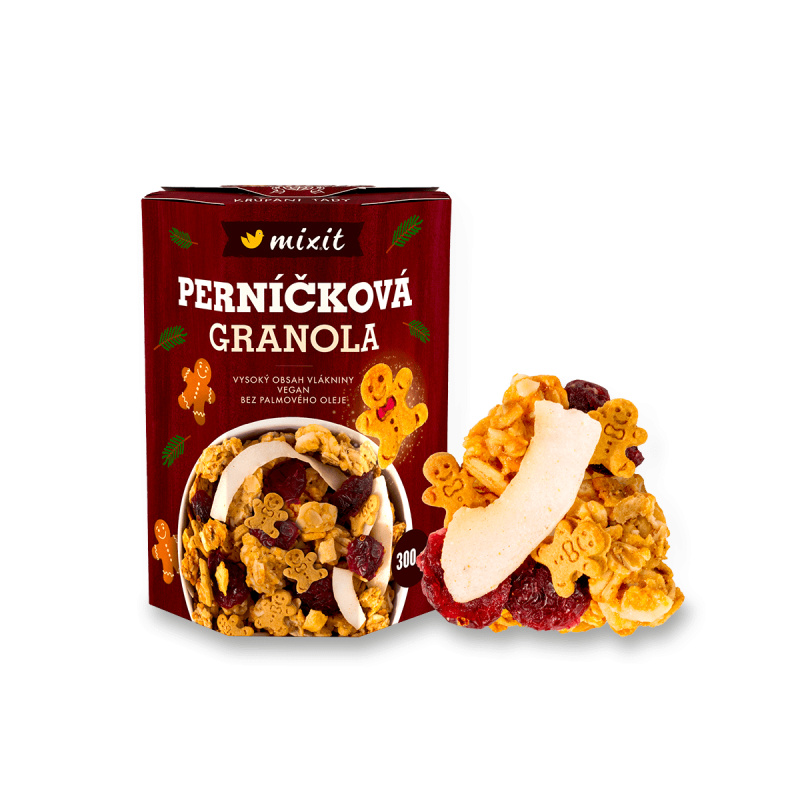 Mixit Vánoční granola z pece, 600g