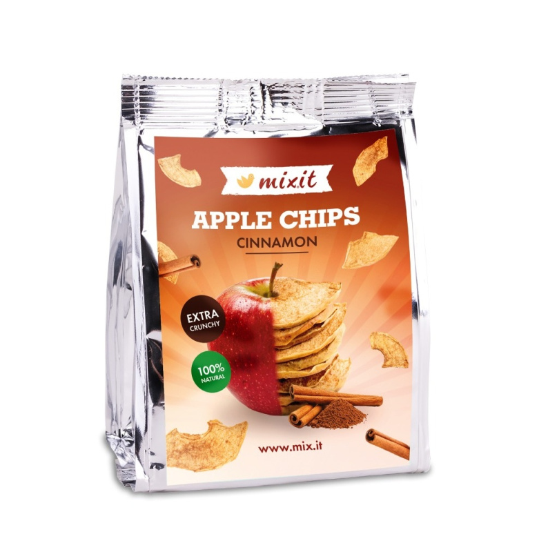 MIXIT Jablkové chipsy skořice do kapsy 25 g