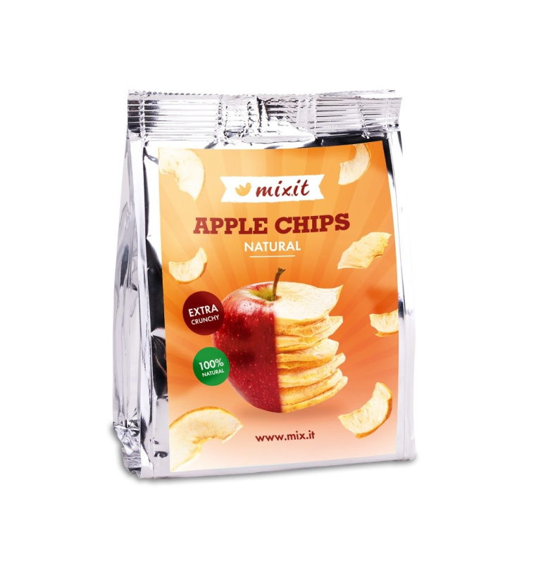 MIXIT Jablkové chipsy natural do kapsy 25 g