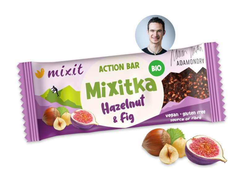 MIXIT Action mixitka Adama Ondry fík a lískový oříšek BIO 34 g