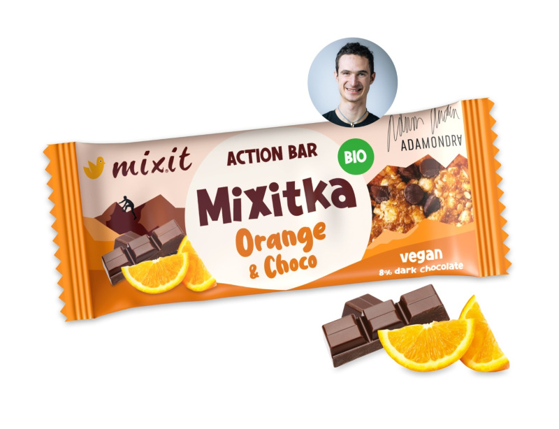 MIXIT Action mixitka Adama Ondry pomeranč a čokoláda BIO 34 g