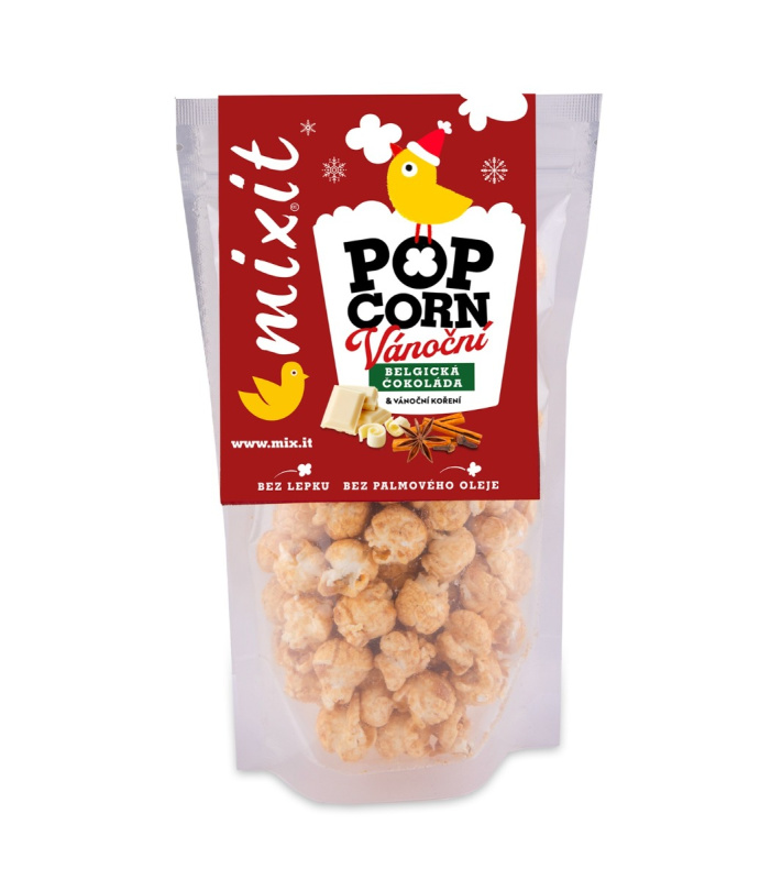 Mixit Popcorn Bílá čokoláda a perníkové koření 60 g