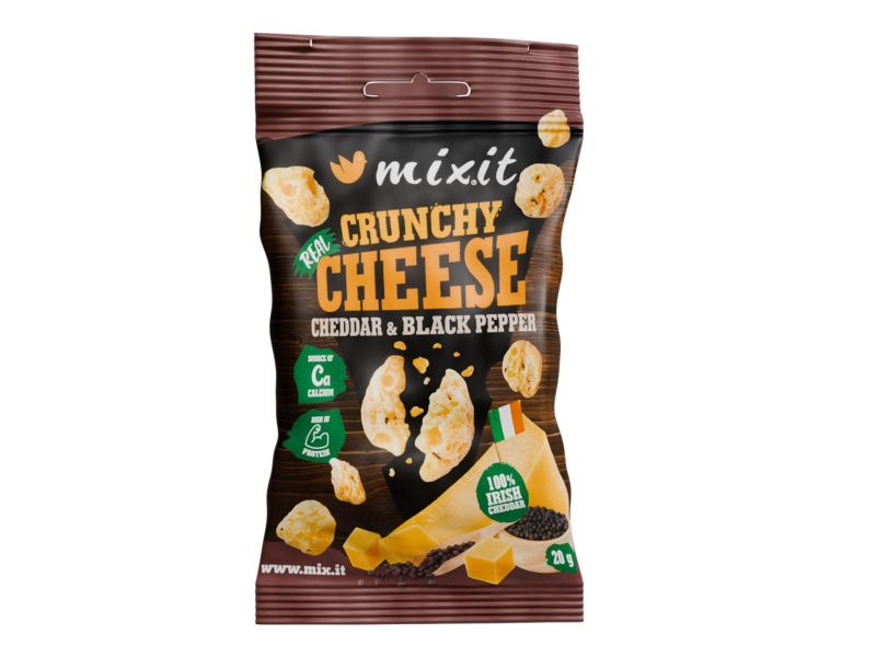 MIXIT Křupavý sýr do kapsy irský cheddar a černý pepř 20 g