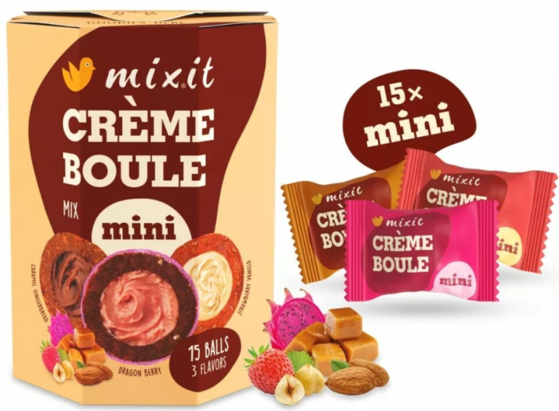 Mixit Crème boule Mini - mix druhů, 15 ks