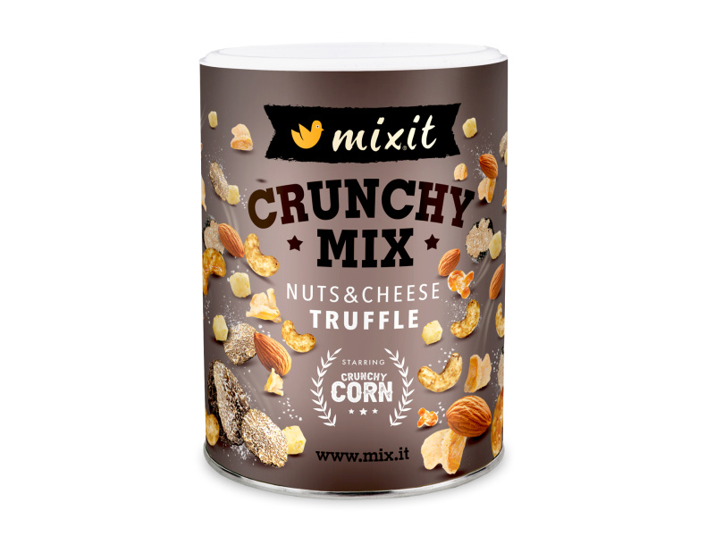 Mixit Crunchy mix - Sýr, crunchy corn a oříšky s lanýžem, 300 g
