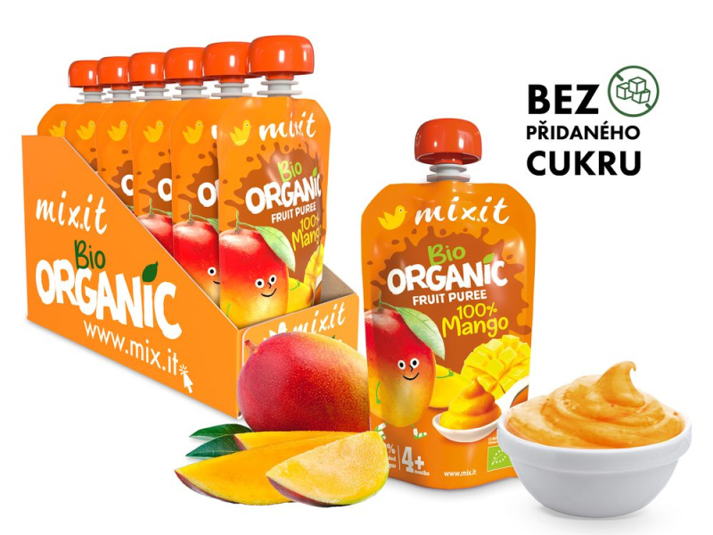 Mixit BIO ovocná kapsička - 100 % Mango