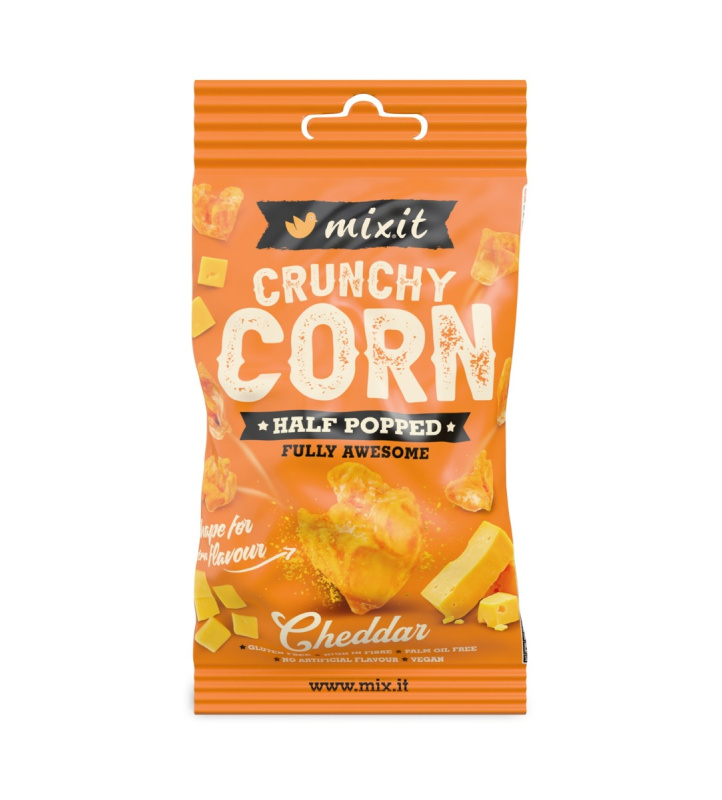 MIXIT Crunchy corn cheddar do kapsy 40 g