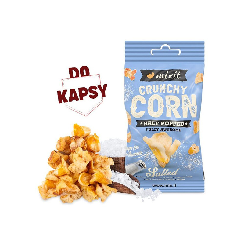 MIXIT Crunchy corn slaný do kapsy 40 g