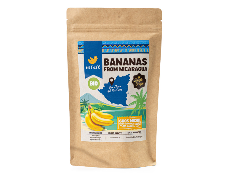 MIXIT Single origin banánky z Nikaragui BIO 250 g
