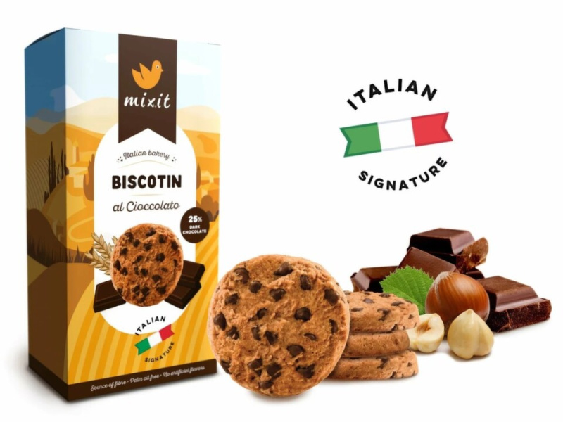MIXIT Italian bakery sušenky biscotin al cioccolato 170 g