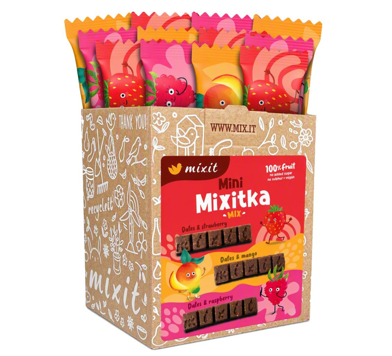 MIXIT Minimixitky mix jahoda malina mango 12 kusů