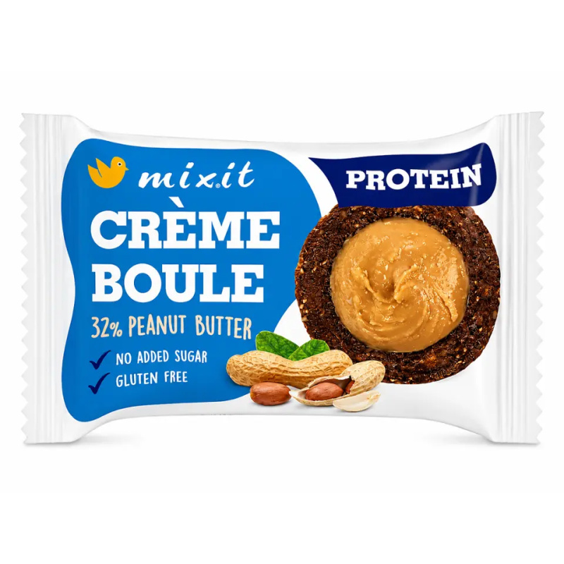 Mixit Crème boule Protein - Peanut butter, 30 g
