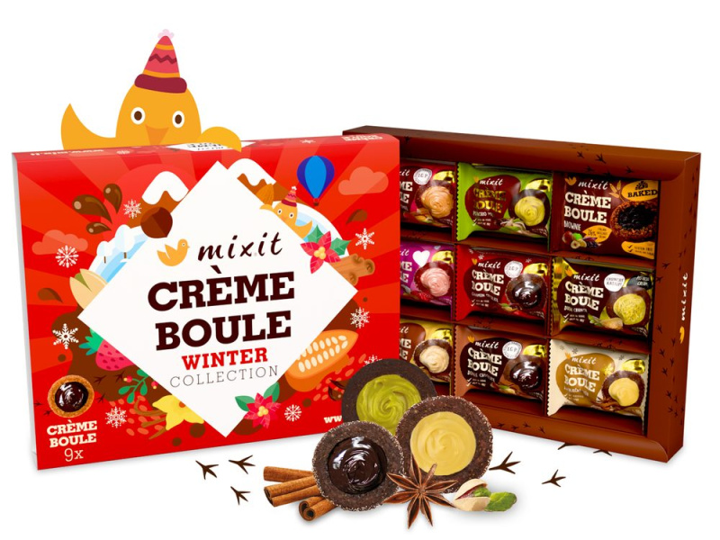 MIXIT Vánoční bouleniera degustační sada créme boulí 270 g