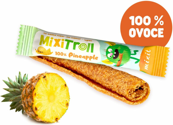 Ovocná rolka MixiTroll – 100 % Ananas Mixit