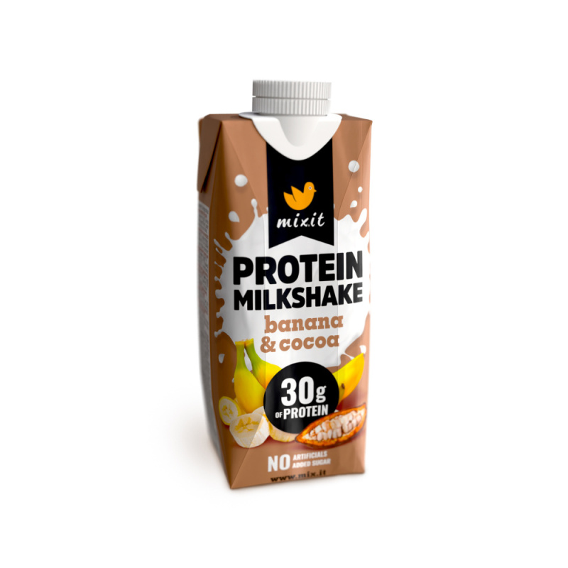 MIXIT Proteinový milkshake banán & kakao 330 ml